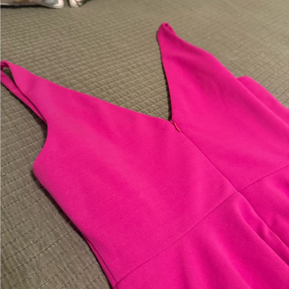 Lulu’s Darling Delight Fuchsia Skater Dress - Picture 12 of 15